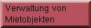 Verwaltung von Mietobjekten